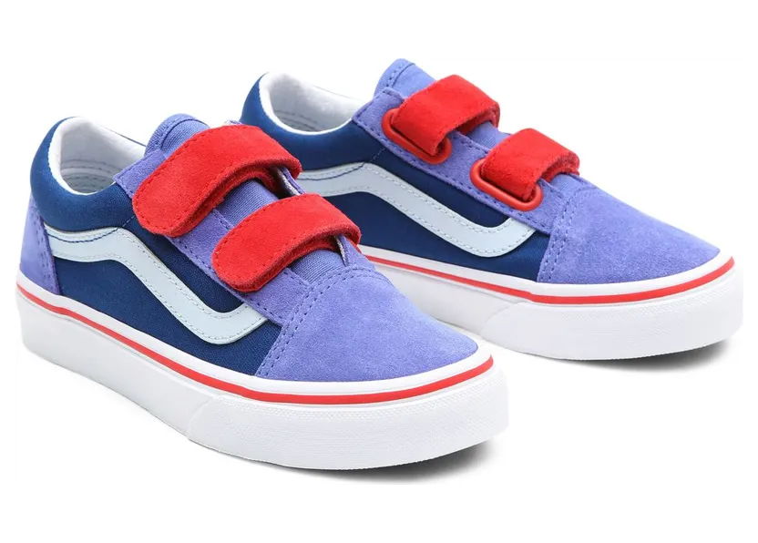 VANS Color Block Old Skool V Kinderschoenen Paars (VN0A4BUV30P)