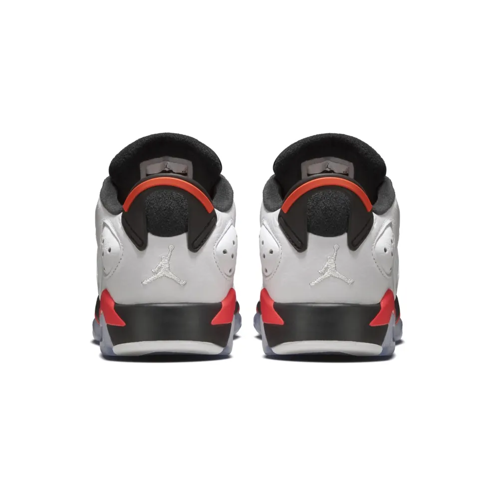 Jordan 6 Retro Low White Infrared 23 Black (GS) White/Infrared 23-Black (768881-123)