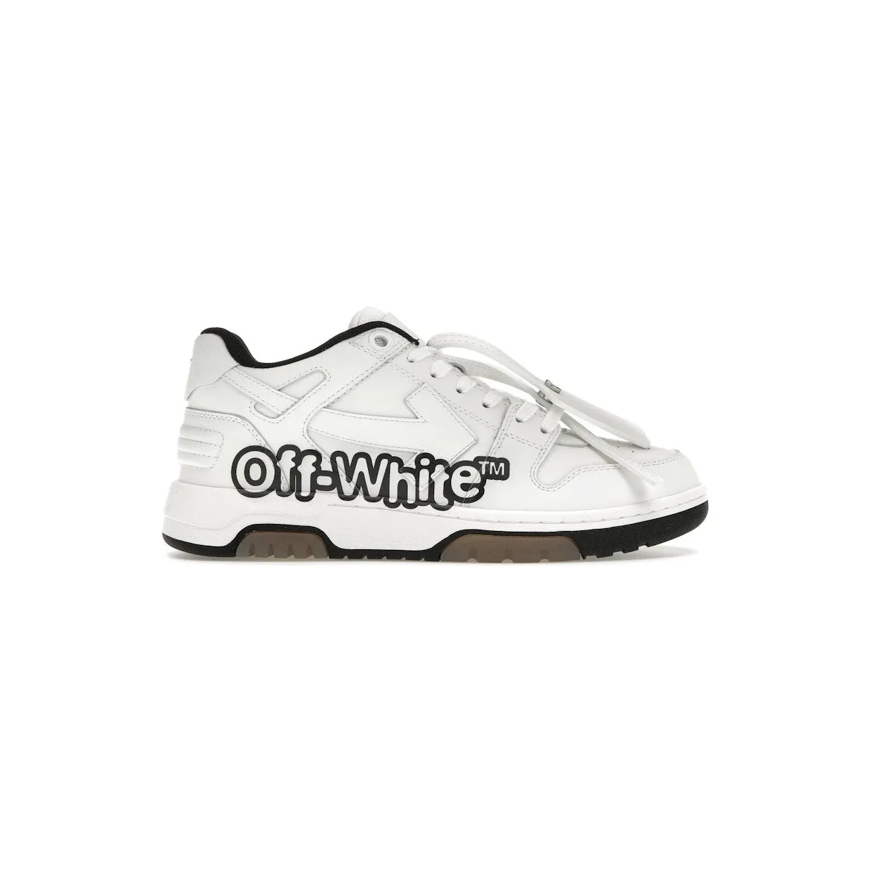 OFF-WHITE Out Of Office OOO Low Tops “Off-White” White Black (omia189s22lea0040110)