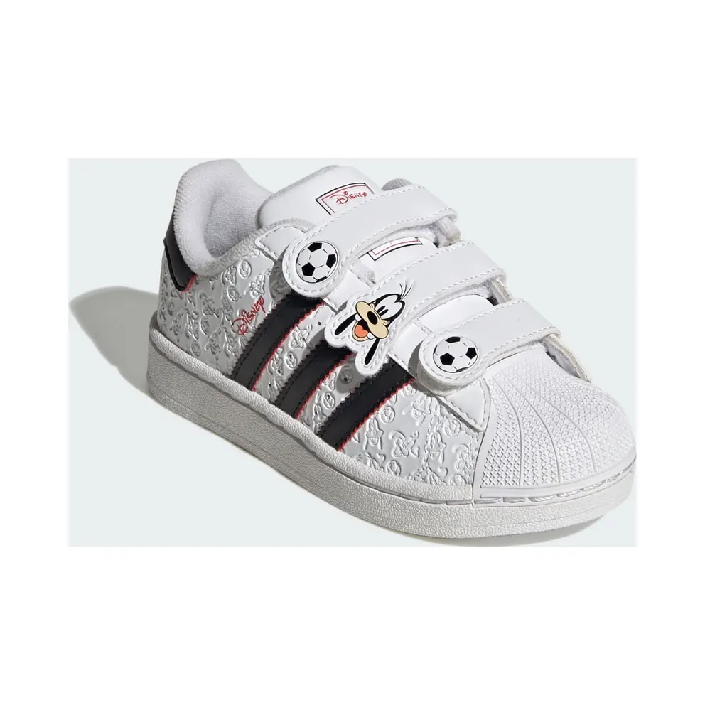 Adidas ADIDAS DISNEY SUPERSTAR II COMFORT CLOSURE Shoes Cloud White / Core Black / Red (IH4635)