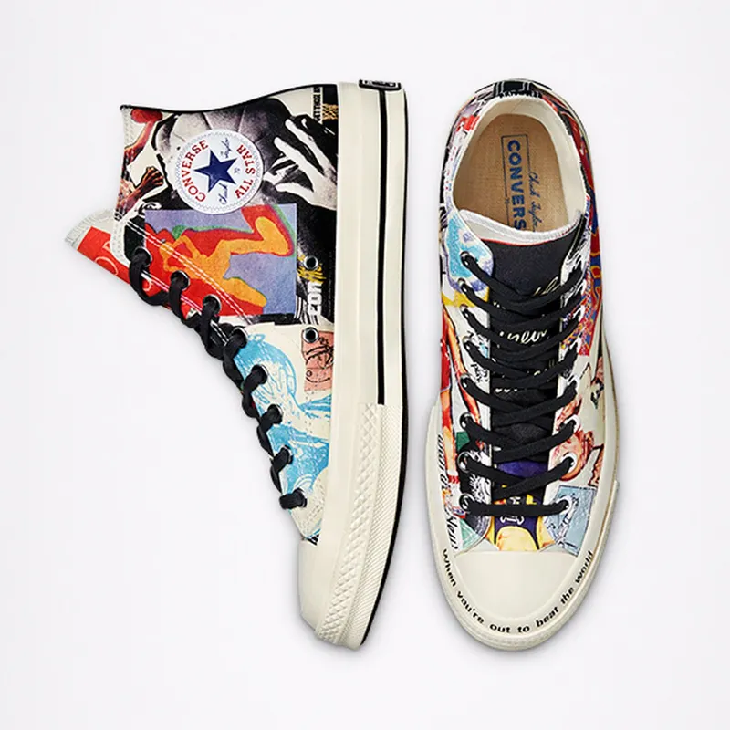 Converse Beat The World Chuck 70 High Top Egret/multi/Black (170680C)