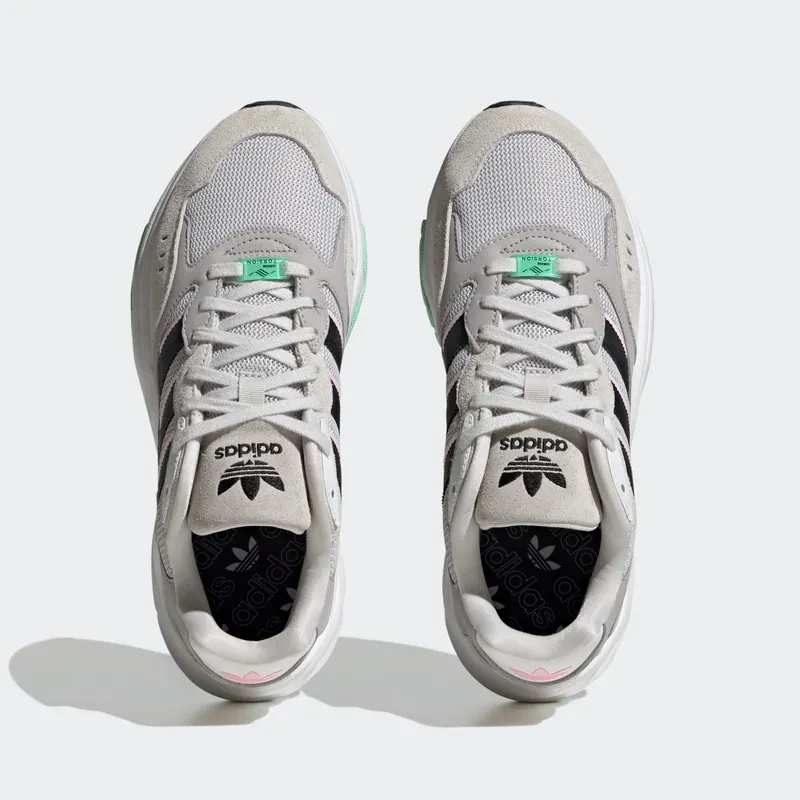 Adidas Retropy F90 Light Solid Grey / Core Black / True Pink (FZ6602)