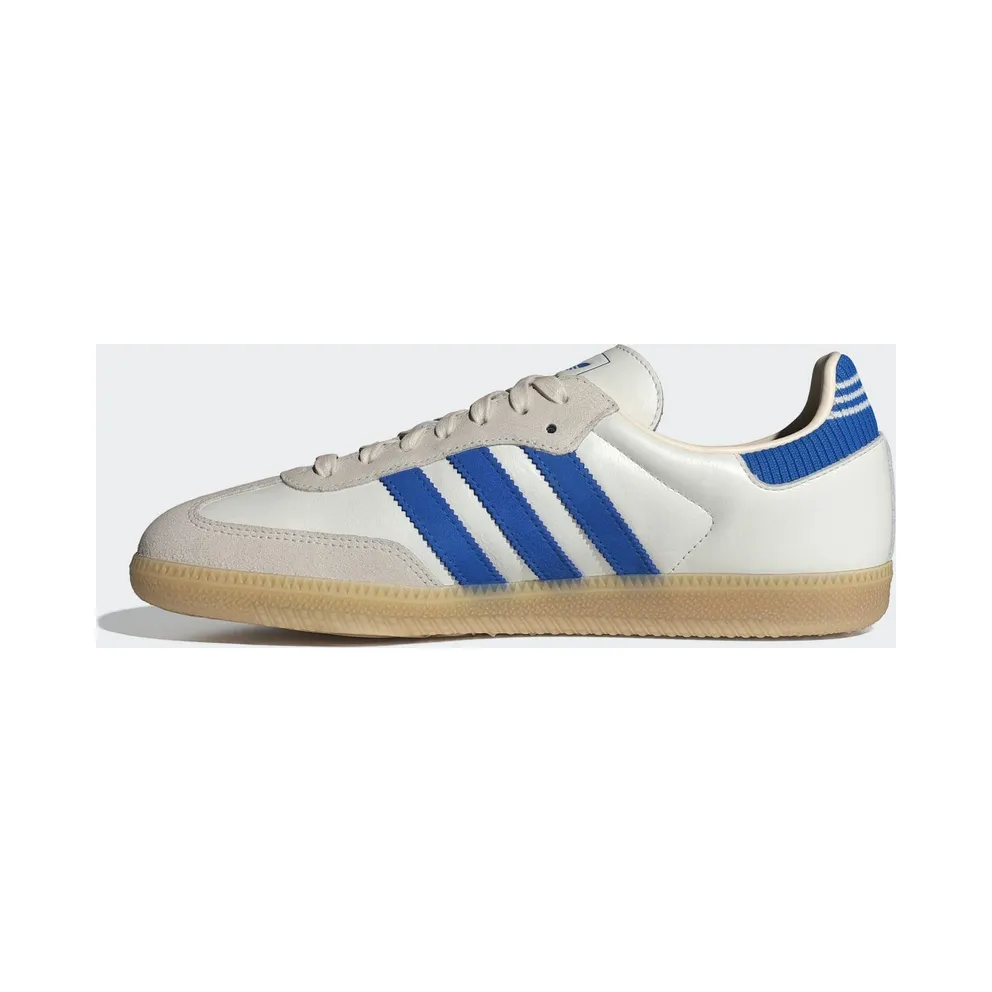 Adidas SAMBA OG Shoes Cloud White / Blue / Gum (IH6821)