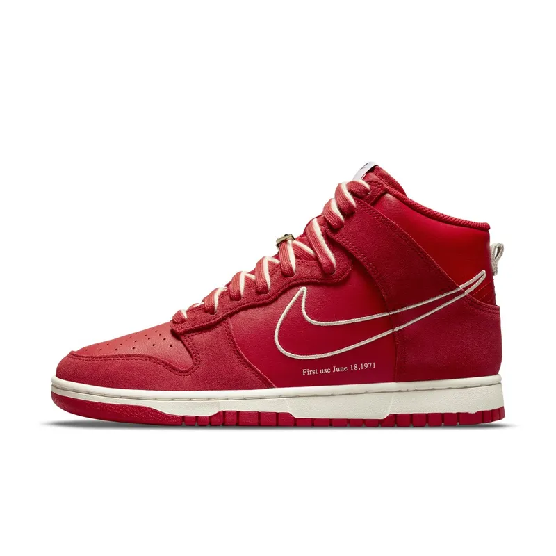 Nike Dunk High First Use (2021) – “University Red / Sail” (DH0960-600)