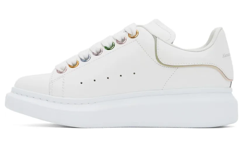 Alexander McQueen White Oversized Sneakers (685671WIB9W) (3)