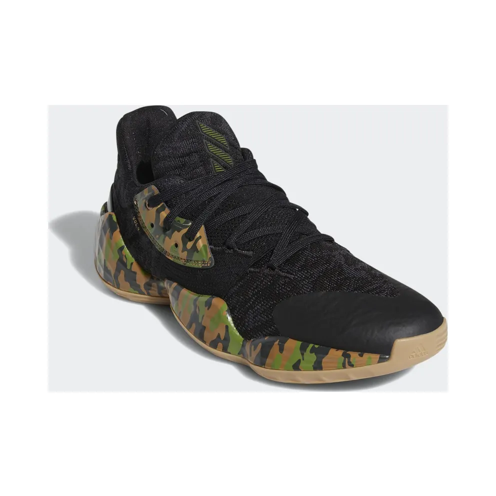 adidas Harden Vol. 4 Black Camo Core Black/Tech Olive/Legend Earth (EF1259)