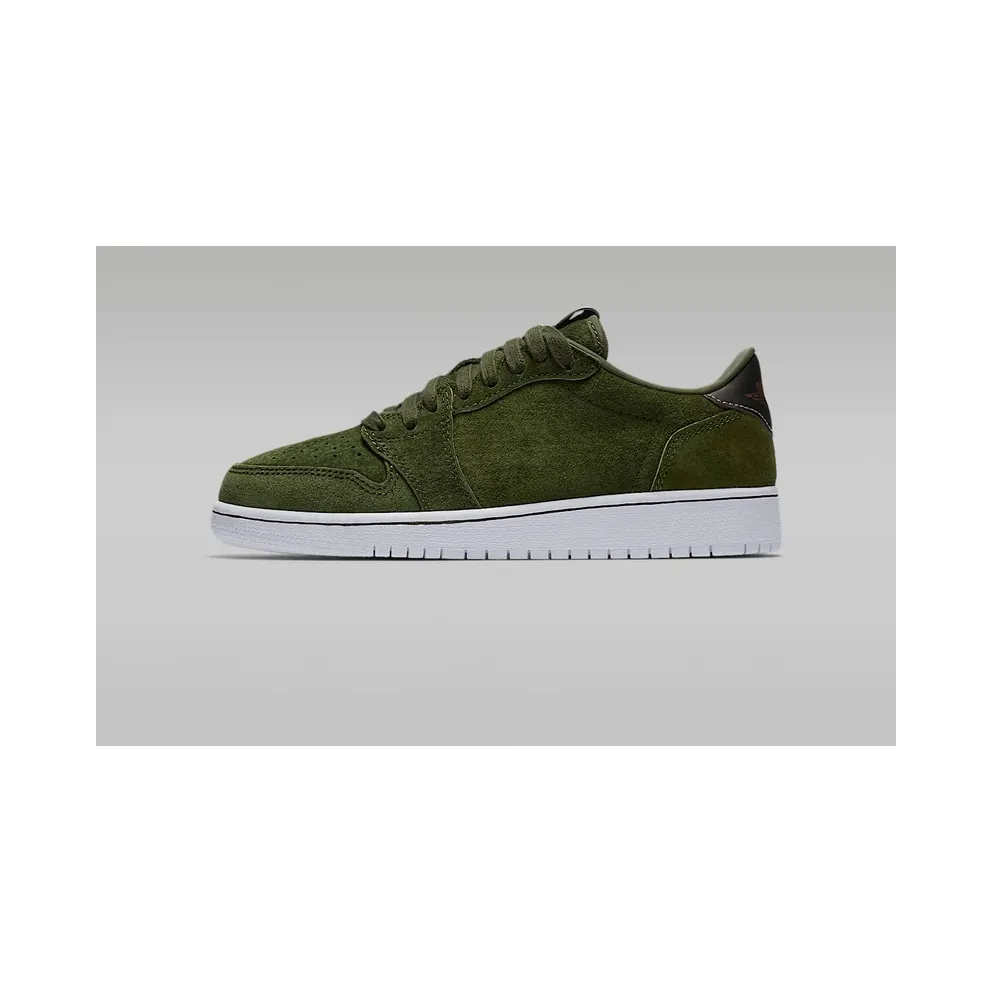 Jordan 1 Retro Low NS Legion Green (GS) Legion Green/Metallic Red Bronze-White (919705-330)