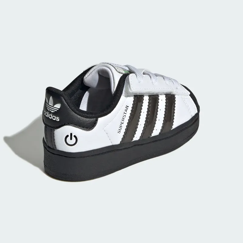 adidas Superstar LED Lights Comfort Closure Cloud White Core Black (JS1293)