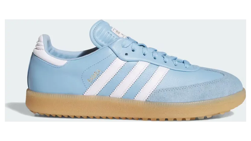 Adidas Samba Spikeless Clear Blue / Cloud White / Gum (KJ5431)