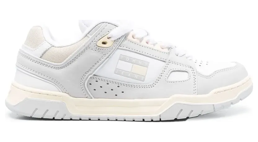 Tommy Hilfiger Tommy Jeans Skate leren “White” (EN0EN02053)