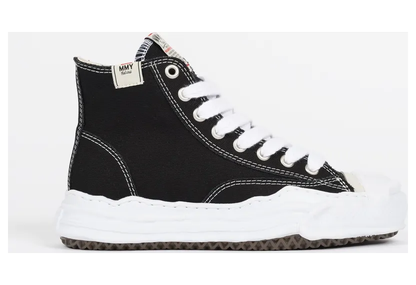 Maison Mihara Yasuhiro Hank 23 OG Sole Canvas High-Top “Black/White” (A05FW701-BLK)