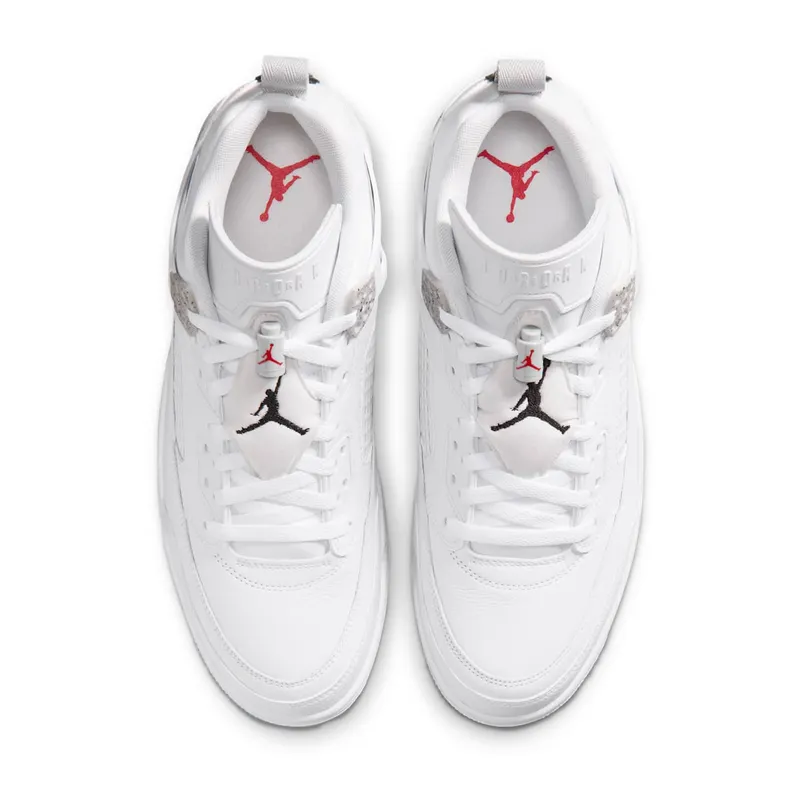 Jordan Spizike Low “White / Grey Fog / Fire Red / Black” (IV6047-100)