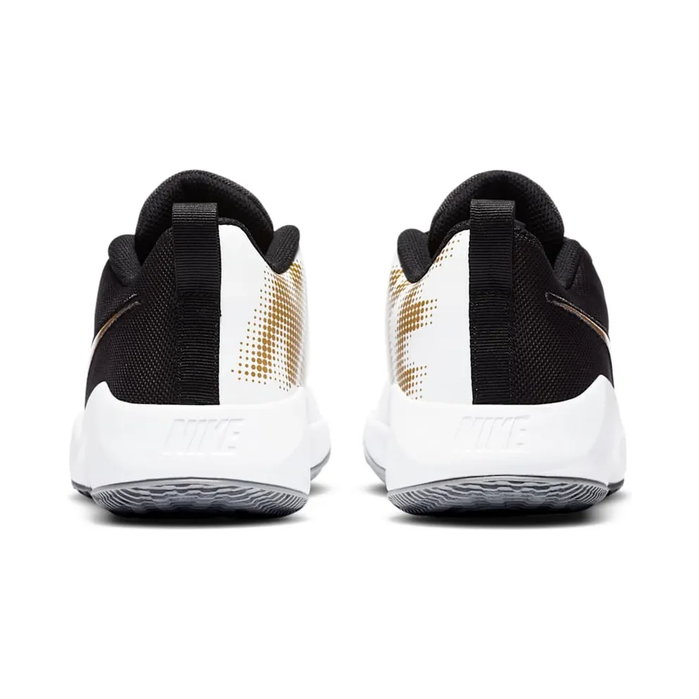 Nike Team Hustle Quick 2 Black Metallic Gold (GS) Black/Light Smoke Grey/White (AT5298-010)