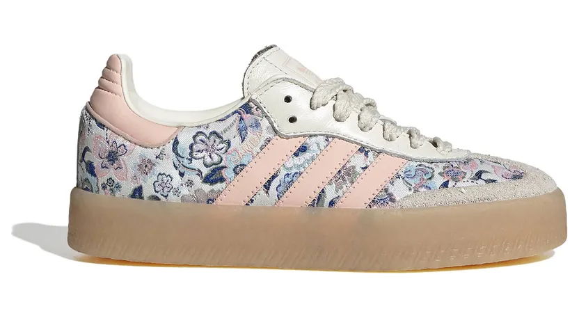 adidas Sambae Liberty London Off White Blush Pink