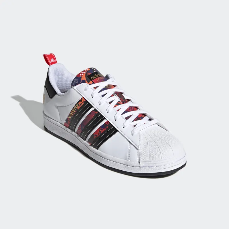 adidas Superstar Cloud White / Core Black / Scarlet (Q47184)