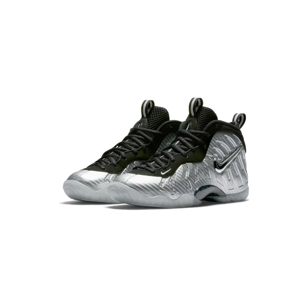 Nike Air Foamposite Pro Silver Surfer (GS) Metallic Silver/Metallic Silver-Black (644792-007)