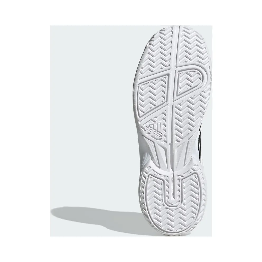 adidas Speedcourt Indoor Shoes Kids “Cloud White / Core Black / Cloud White” (KJ1244)