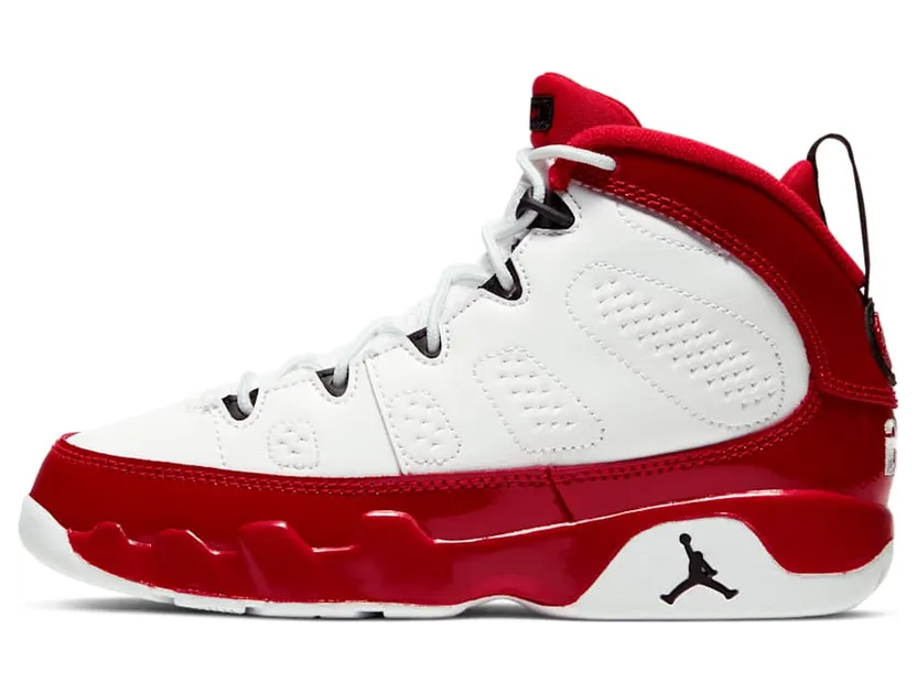 Jordan 9 Retro White Gym Red (PS)