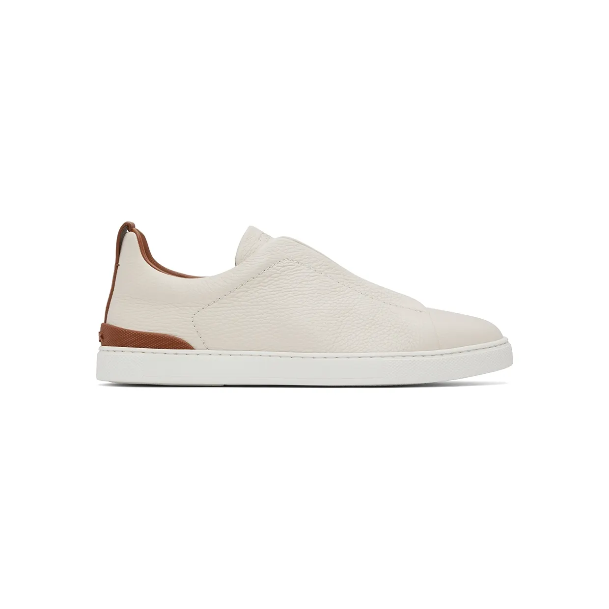 ZEGNA Black Triple Stitch™ Low-Top Sneakers (LHCVO-S4667Z)
