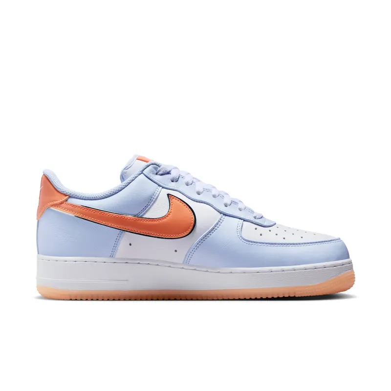 Nike Air Force 1 Low ’07 “Hydrogen Blue Orange Frost” (IR1980-407)