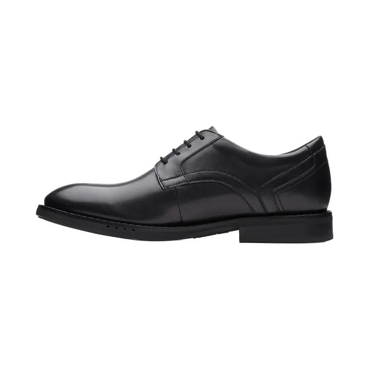 Clarks Un Hugh Lace “Black Leather” (26168322)