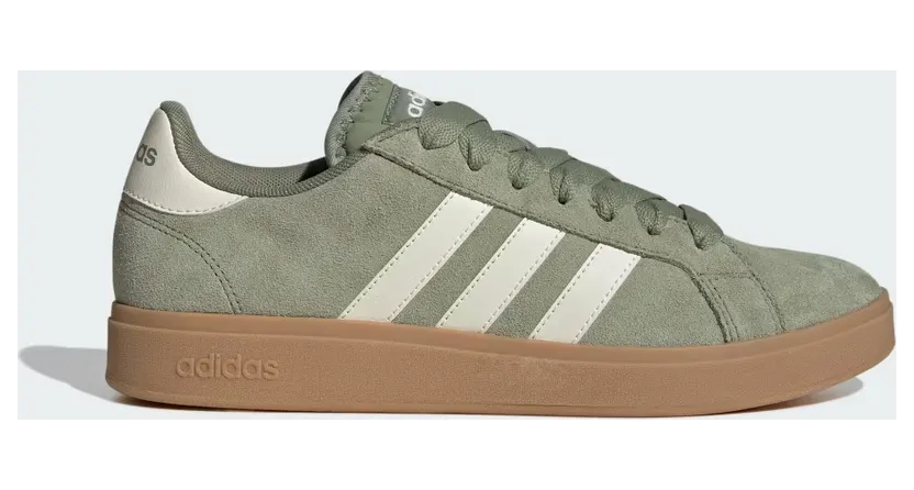 Adidas Grand Court Base 00s Tent Green / Off White / Gum (IH1669)