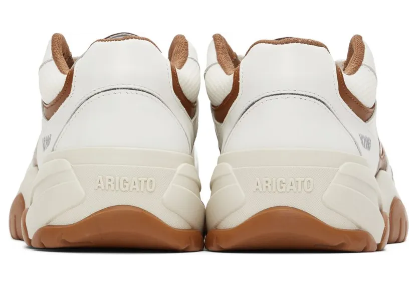 Axel Arigato White & Tan Catfish Sneakers (F0051010) (2)