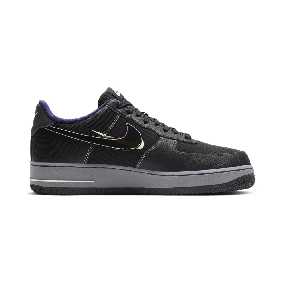 Nike Air Force 1 Low Future Swoosh Pack Black/Cool Grey-Vapor Green-Racer Blue (CT1621-001)