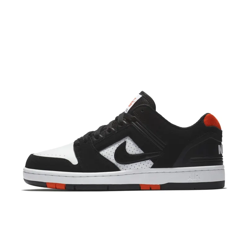 Nike SB Air Force 2 Low Black White Habanero Red Black/White-Habanero Red (AO0300-006)