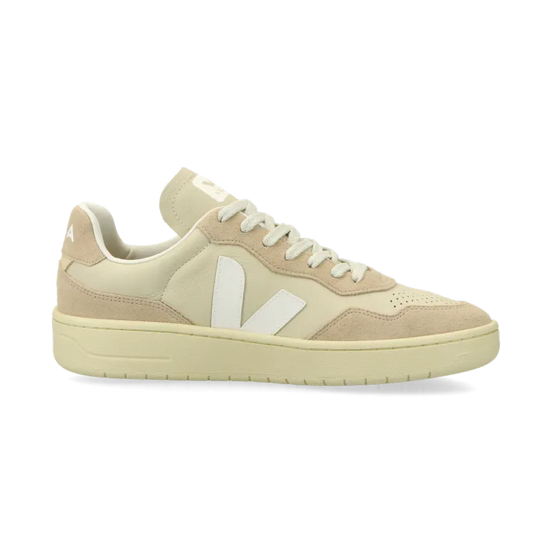 VEJA V-90 Leather (pierre / white) – VD2003378