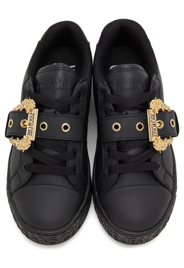 Versace Jeans Couture White Court Low-Top Sneakers (E72VA3SK9EZP008) (5)
