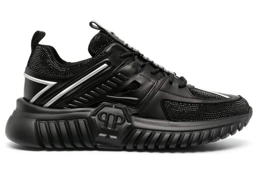 Philipp Plein verfraaid met stras “White” (PACSUSC0463PLE075N)