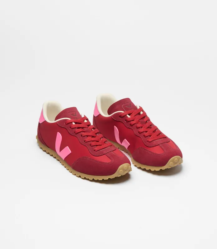 VEJA GT mit Wildledereinsätzen und Logo-Patch – Rot (AI3421898)