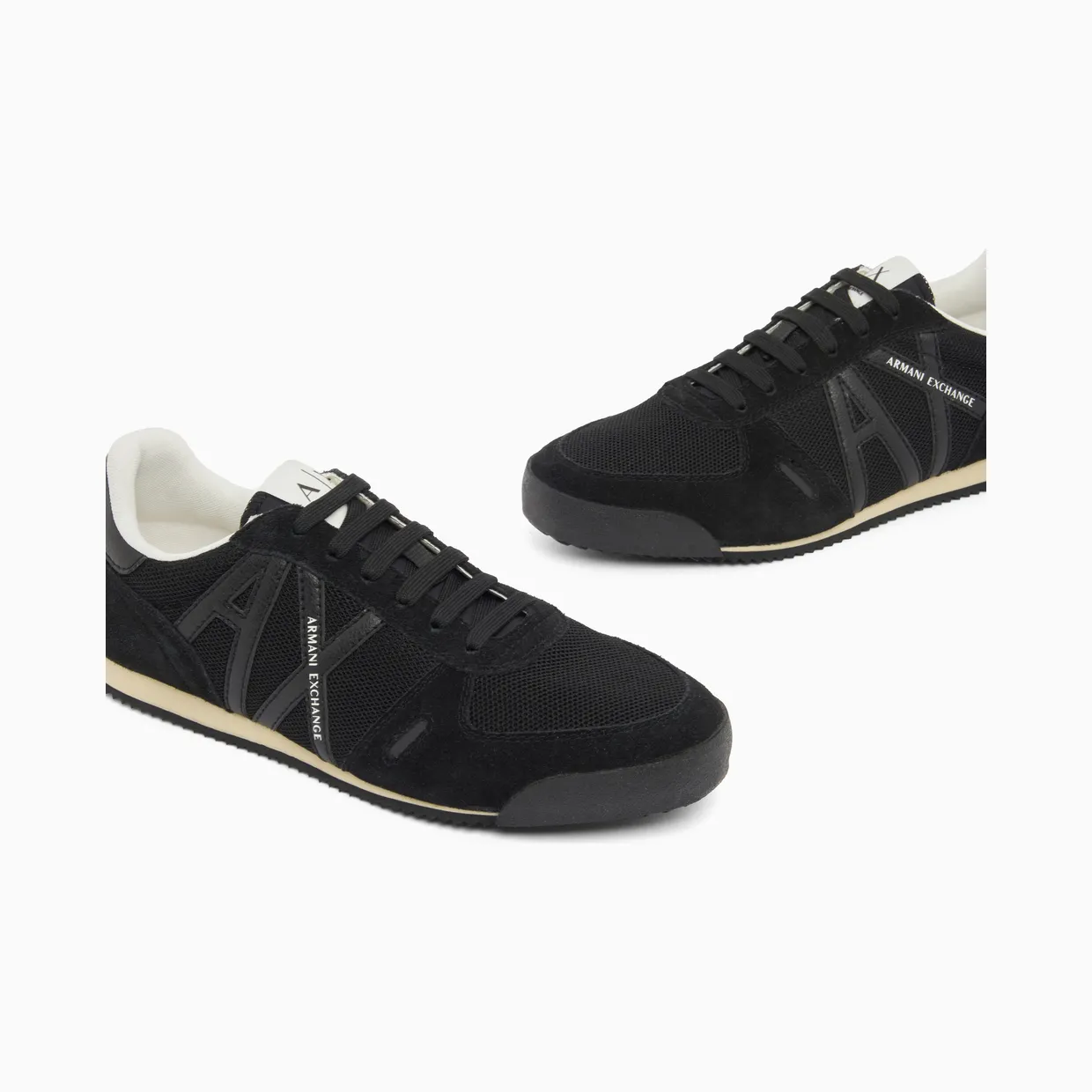 Armani Lace-Up Sneakers In Suede And Mesh With A Rubber Sole (XM002616-AF22755-MC005) (5)