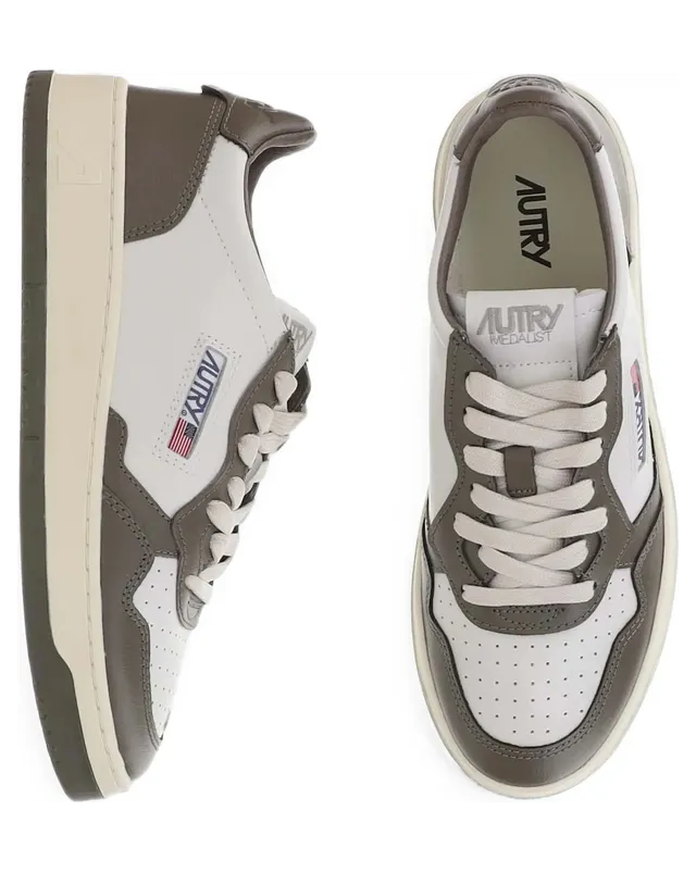 Autry Medalist Low-top “White/Brown” (AULM WB68) (3)