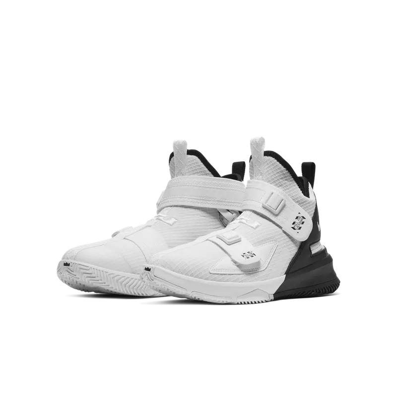 Nike LeBron Soldier 13 FlyEase “White / Black” (CJ1317-100)