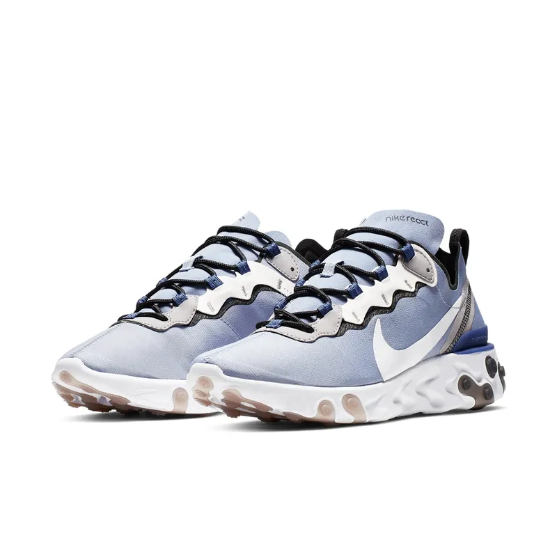Nike React Element 55 Indigo Fog Mystic Navy Indigo Fog/Mystic Navy-Half Blue-White (BQ6166-402)
