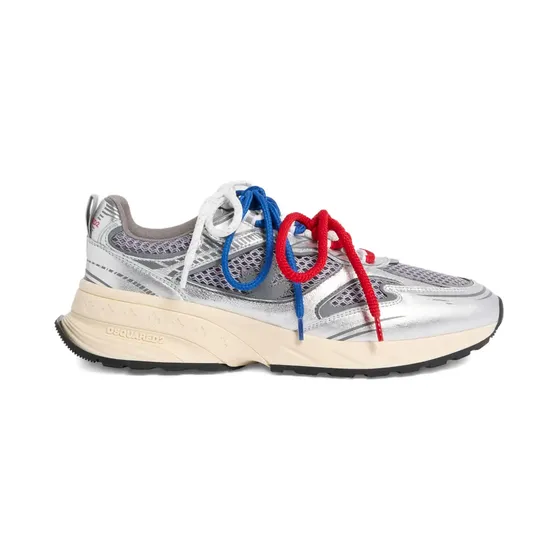 DSQUARED2 Spinter mit Mesh-Einsatz “Silver” (SNM047450108708)