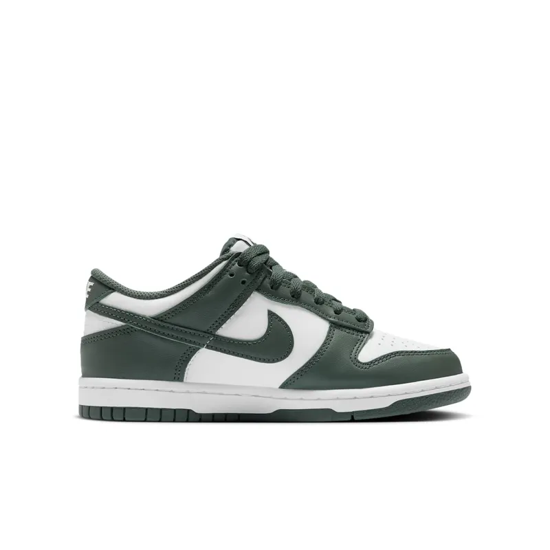 Nike Dunk Low GS “White / Vintage Green” (FB9109-120)