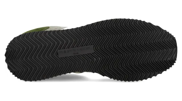 Philippe Model Suede Panelled “Green/Grey” (BVLU W007) (3)
