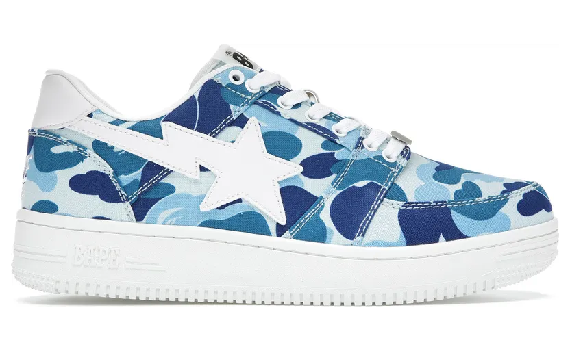 A Bathing Ape Bapesta ABC Camo 20th Anniversary Blue (1G30191001/1H3019011)
