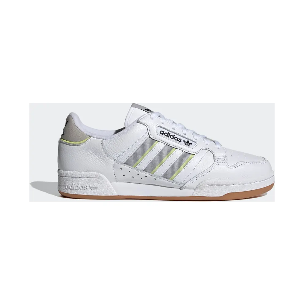adidas Continental 80 Stripes Cloud White / Grey Two / Semi Frozen Yellow (FX5098)