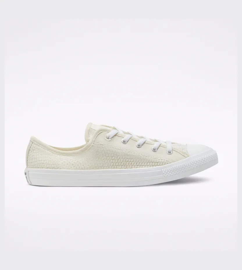 Converse Summer Getaway Chuck Taylor All Star Dainty Low Top Egret/white/silver (567694C)