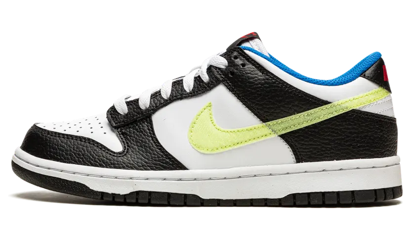 Nike Dunk Low Signal Blue Lemon Twist (GS) (DQ0977-100)
