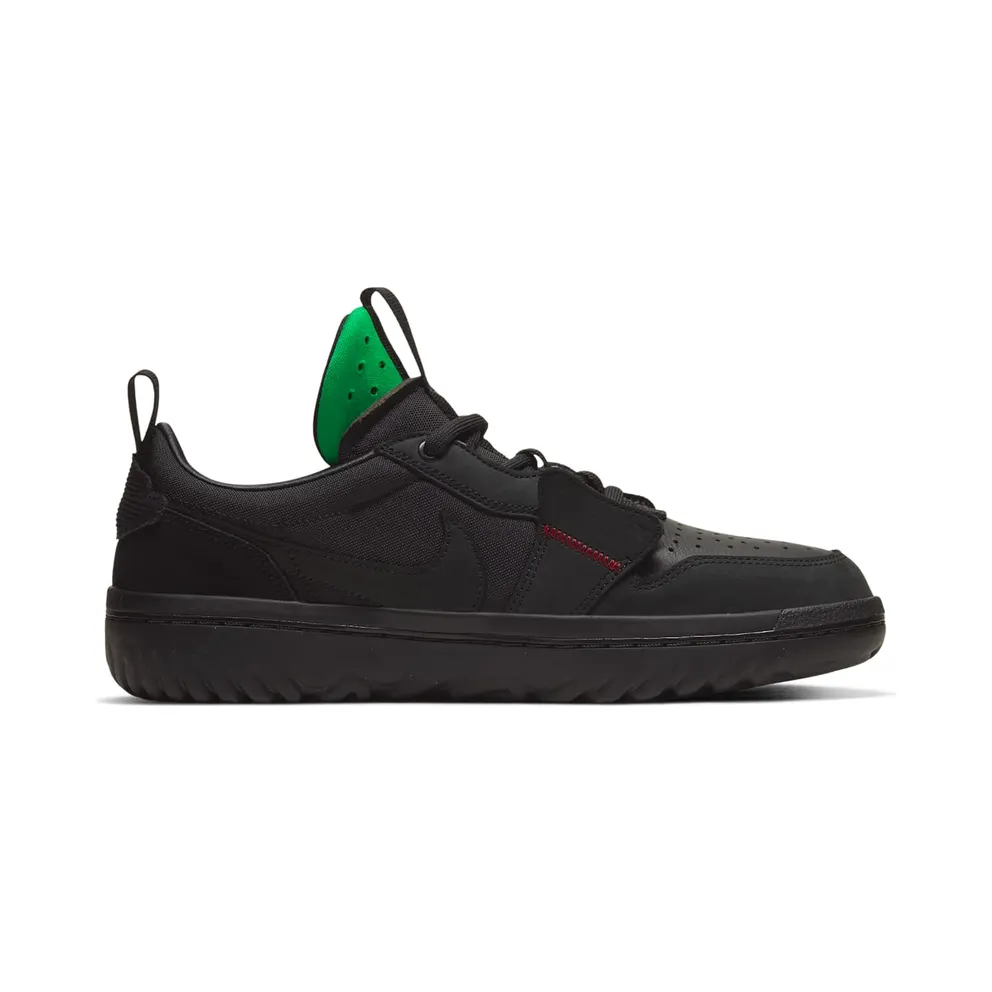 Jordan 1 Low React Fearless Ghetto Gastro Black/Team Red (CT6416-001)