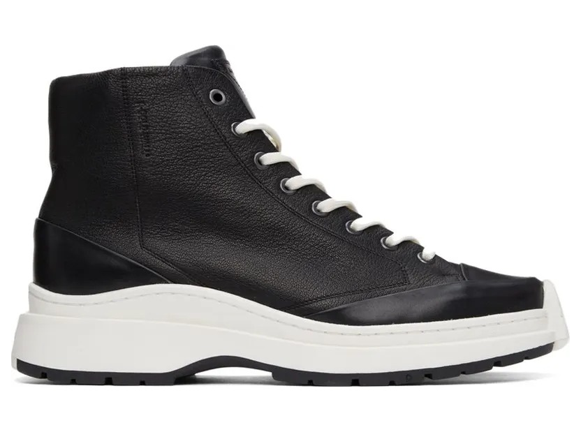 A-COLD-WALL* Leather High-Top BLACK (ACWUF031)