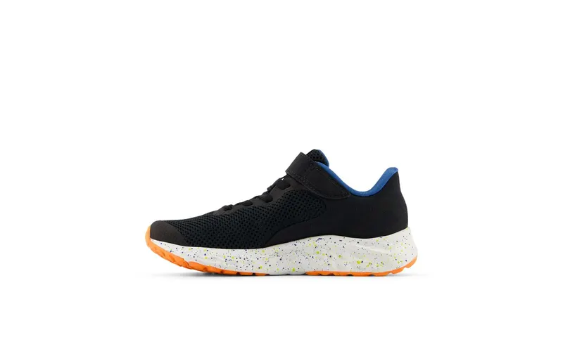 New Balance Fresh Foam Arishi v4 Bungee Lace Black Blue Agate Blaze Orange (PAARIBS4)