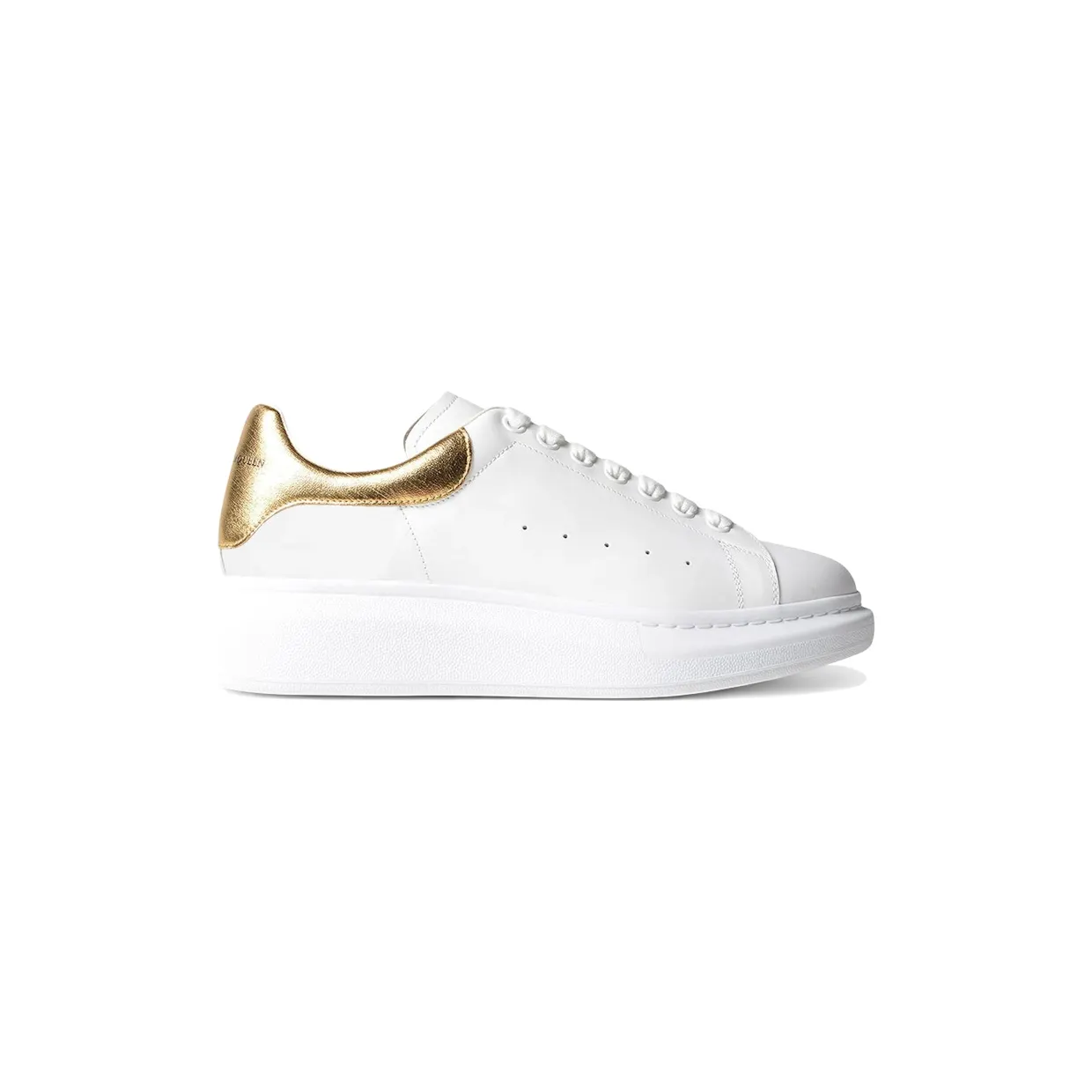 Alexander McQueen Oversized White Light Gold (441631 WHNBG 9075)
