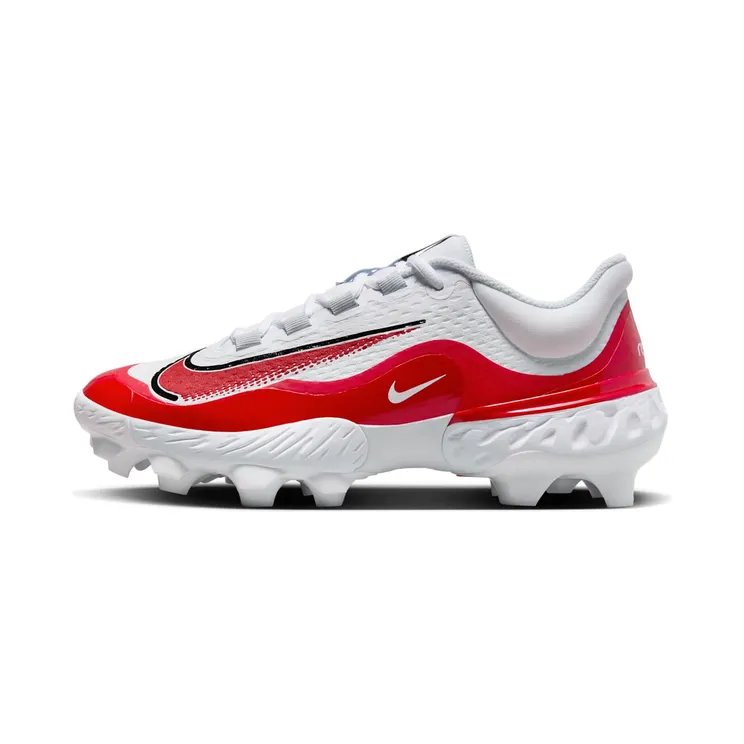 Nike Alpha Huarache Elite 4 Low MCS White Pure Platinum University Red (FD6255-102)