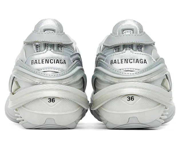 Balenciaga Grey Tyrex Sneakers (617517-W2WA1) (4)